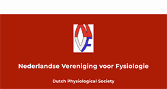 Desktop Screenshot of nvfysiologie.nl